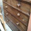 Victorian mahogany and crossbanded chest of drawer_1