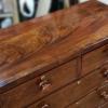 Victorian mahogany and crossbanded chest of drawer_3