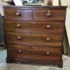 Victorian mahogany and crossbanded chest of drawer_4