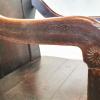 Oak and Walnut Frisian Style Chip-Carved Carver Chair_3