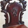 Antique Mahogany Carved Hall Chair_1